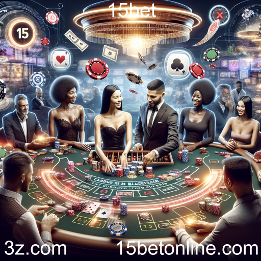 A Emoção do Cassino Ao Vivo no 15bet